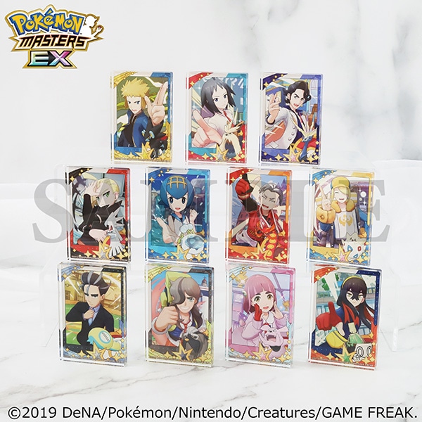 ポケモンマスターズ EX』 メモリアルフォト ミニアクリルブロック