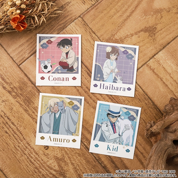 怪盗キッド　バースデー　ステッカー 怪盗キッド バースデー ステッカー 名探偵コナン 証明写真風