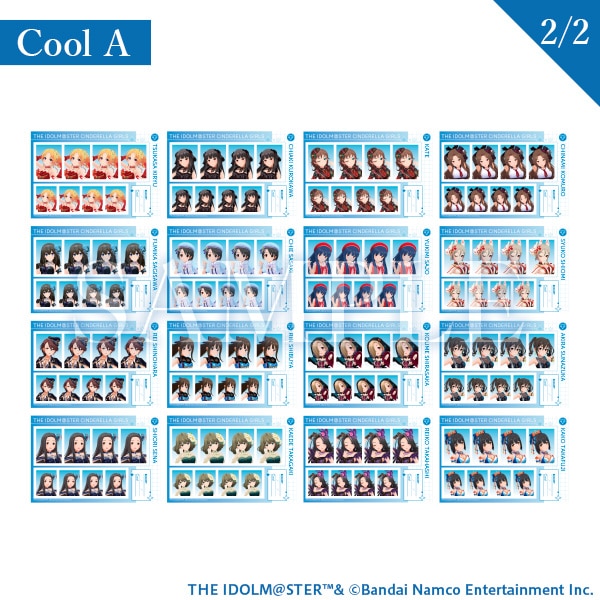 �ؖ��ʐ^�كR���N�V�����@Cool�@A�@THE IDOLM@STER CINDERELLA GIRLS STARLIGHT STAGE WITH �`�L�~�ƕ��񂾋P���̋O�Ձ`�@����ʔ�