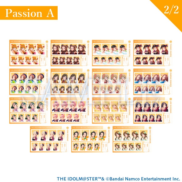 �ؖ��ʐ^�كR���N�V�����@Passion�@A�@THE IDOLM@STER CINDERELLA GIRLS STARLIGHT STAGE WITH �`�L�~�ƕ��񂾋P���̋O�Ձ`�@����ʔ�