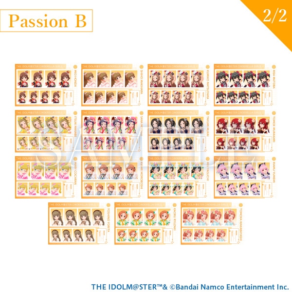 �ؖ��ʐ^�كR���N�V�����@Passion�@B�@THE IDOLM@STER CINDERELLA GIRLS STARLIGHT STAGE WITH �`�L�~�ƕ��񂾋P���̋O�Ձ`�@����ʔ�