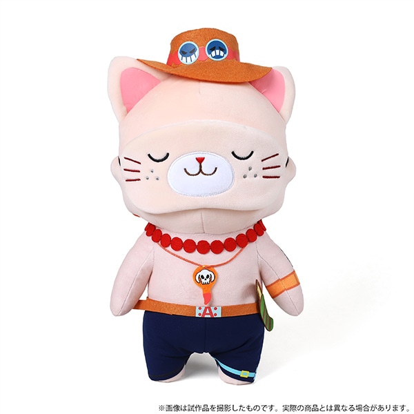 ONE PIECE 麦わらストア あみまる withCATアイマスク ぬいぐるみ