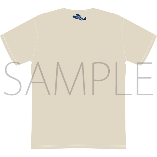 ジブリの立体造型物展 紅の豚 Tシャツ ポルコ M（ライトブルー
