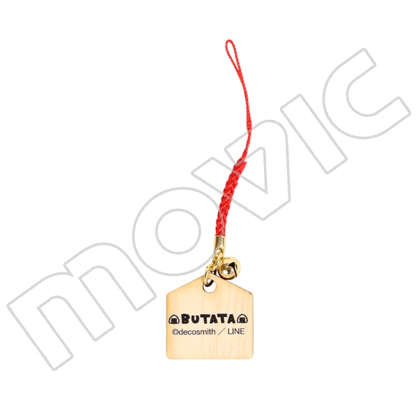 ぶたた 絵馬型根付 年子年 キャラグッズ ムービック