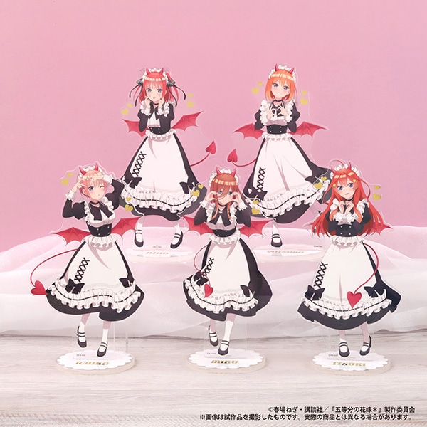 五等分の花嫁　スマイルベースカフェ　受注生産限定品　特大アクリルスタンド　五月 五等分の花嫁 晴れ着 特大アクリルスタンド コンプリート