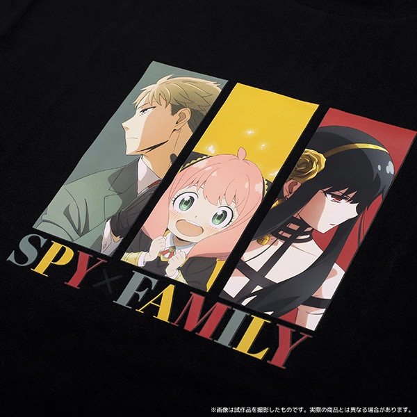 WIT×CLW アニメSPY×FAMILY SHOP Tシャツ ショップビジュアル BLACK