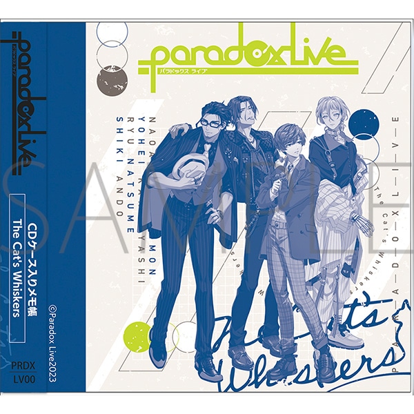 Paradox Live　CDケース入りメモ帳　The Cat’s Whiskers