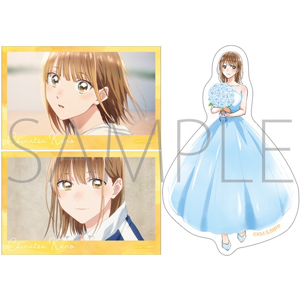 アオのハコ　ロゴフィギュア　大喜/千夏edition100% ステッカー付き アオのハコ ステッカー／鹿野千夏: キャラグッズ｜ムービック