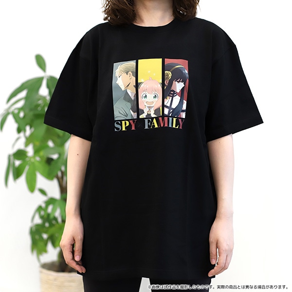 WIT×CLW アニメSPY×FAMILY SHOP Tシャツ ショップビジュアル BLACK