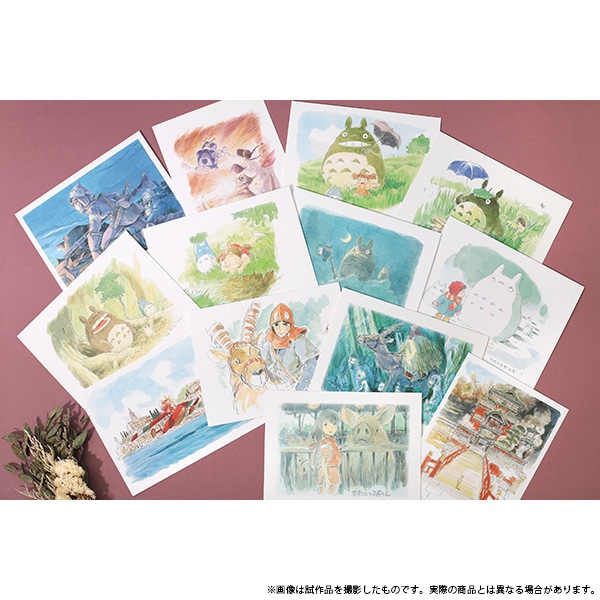 もののけ姫　グリーティングカード　水彩画シリーズ　もののけ姫