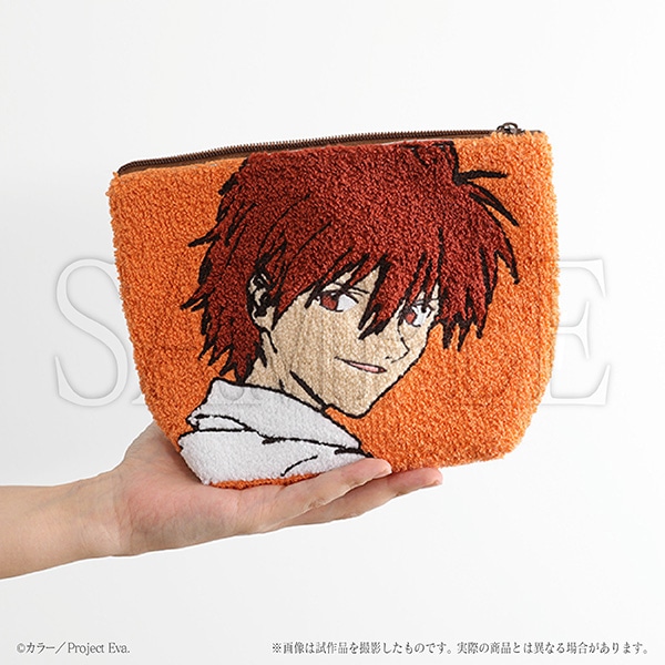 サガラ刺繍ポーチ 渚カヲル 新世紀エヴァンゲリオン 『エヴァンゲリオン』シリーズ30th記念 最後のシ者 渚カヲル展 事後通販