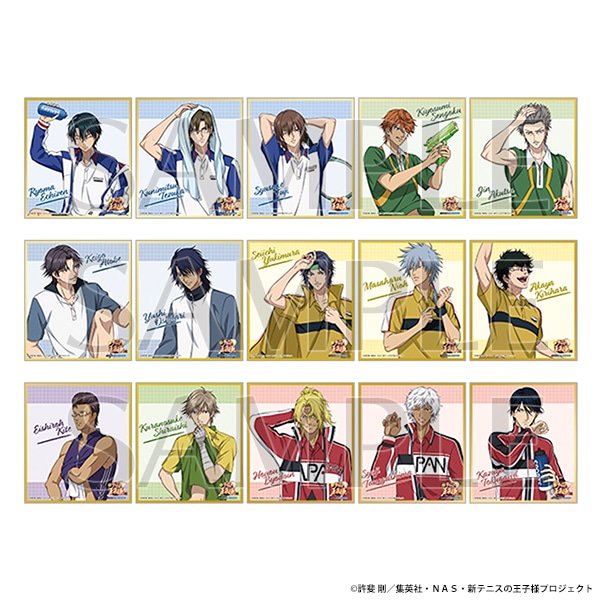 アニメ テニスの王子様展 事後通販 ミニ色紙コレクション