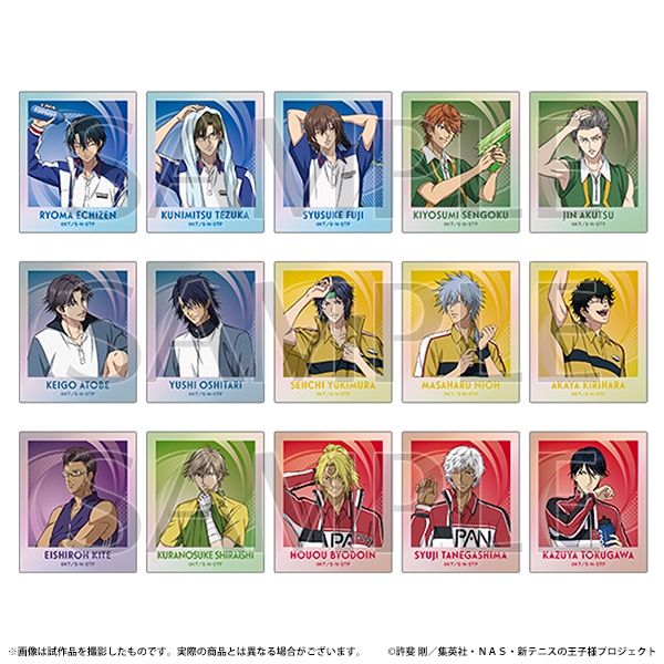 アニメ テニスの王子様展 事後通販 オーロラステッカーコレクション