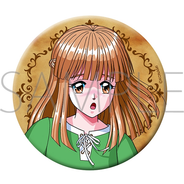 ときめきメモリアル グリッター缶バッジ/美樹原 愛