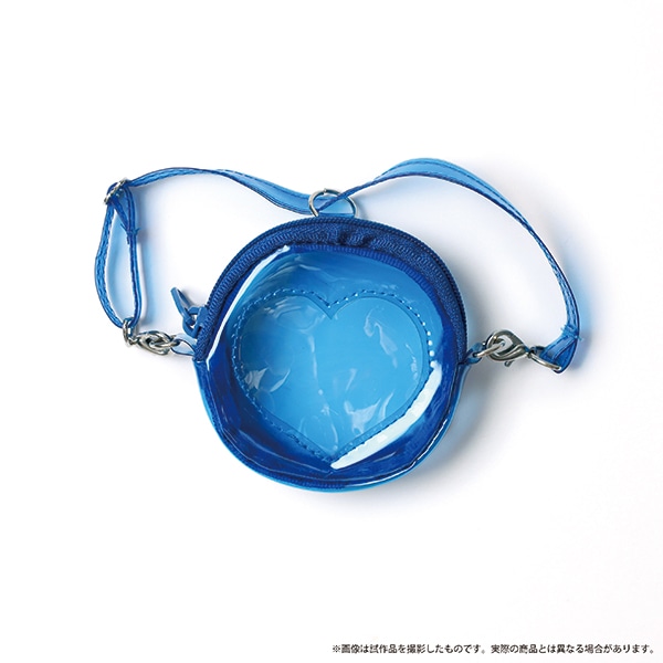 痛めいと　MiMi-pochette（ミミ・ポシェット）　クリアハートブルー