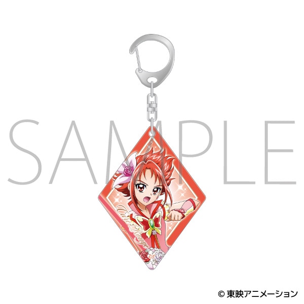 Yes！プリキュア5GoGo！　アクリルキーホルダー／キュアルージュ