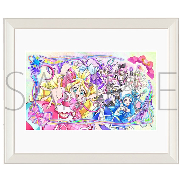 【会場受注】キミとアイドルプリキュア♪感謝祭 額装高精細アート〈後期ビジュアル〉