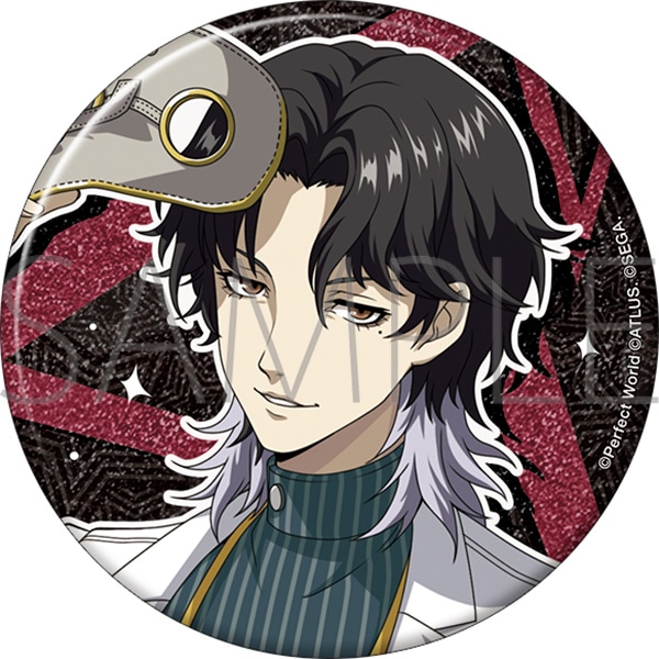 ペルソナ5: The Phantom X グリッター缶バッジ／北里基良: キャラ