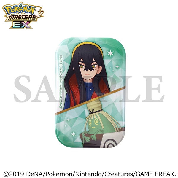 ポケマス　ポケモンマスターズEX スグリ　ゼイユ 缶バッジ ポケモンマスターズ EX』 スクエア缶バッジ／ゼイユ＆ヤバソチャ