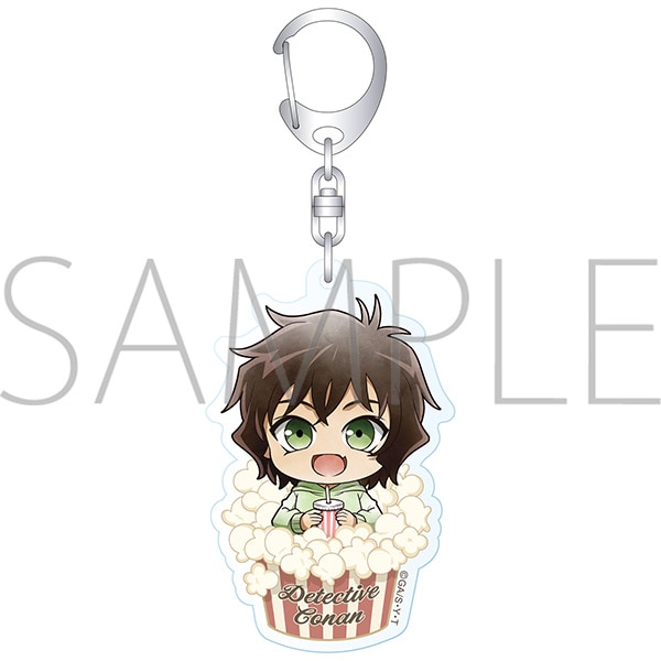 名探偵コナン アクリルキーホルダー 世良真純 ミニキャラ 映画鑑賞