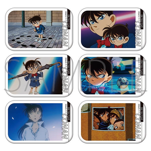 名探偵コナン　メモリアルスクエア缶バッジコレクション／vol.1 〜ED〜