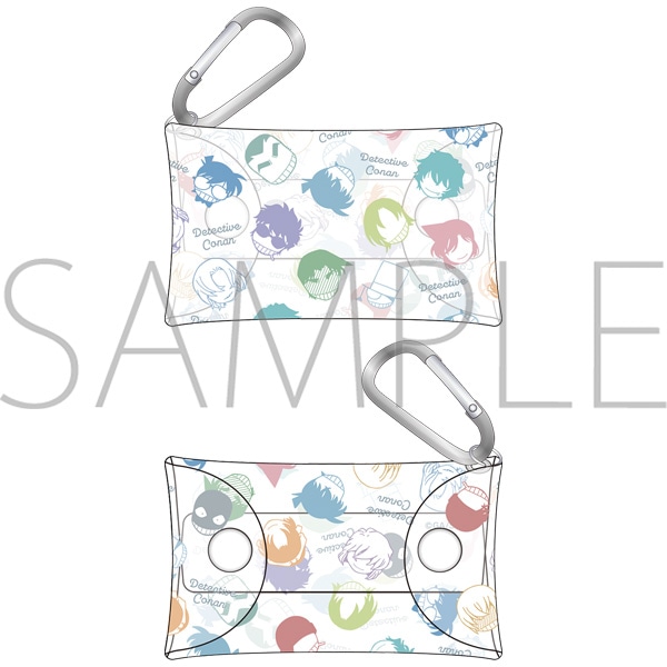 名探偵コナン　カラビナ付きクリアポーチ