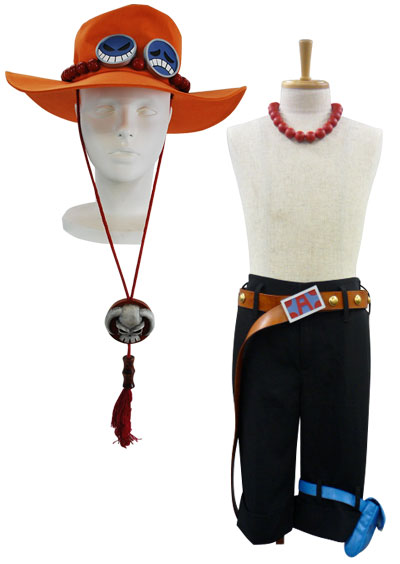 ワンピース  ONEPIECE  エース  コスプレ衣装 ワンピース ポートガス・D・エース コスプレ衣装 『ONE PIECE