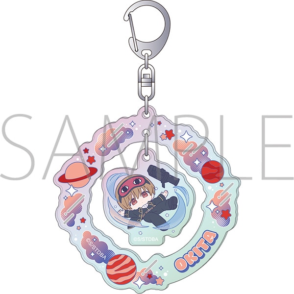 銀魂 アクリルキーホルダー/ぱすてるぽっぷ 沖田総悟