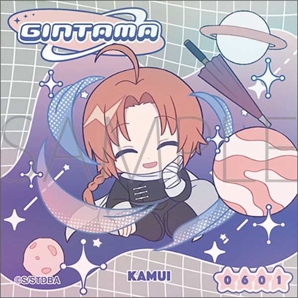 銀魂　ステッカー／ぱすてるぽっぷ　神威