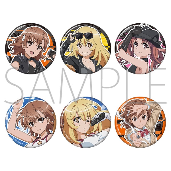 とある科学の超電磁砲 リフレクター缶バッジコレクション