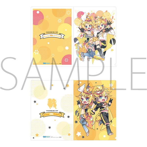 鏡音リン 鏡音レン 公式ステッカーセット - アニメグッズ