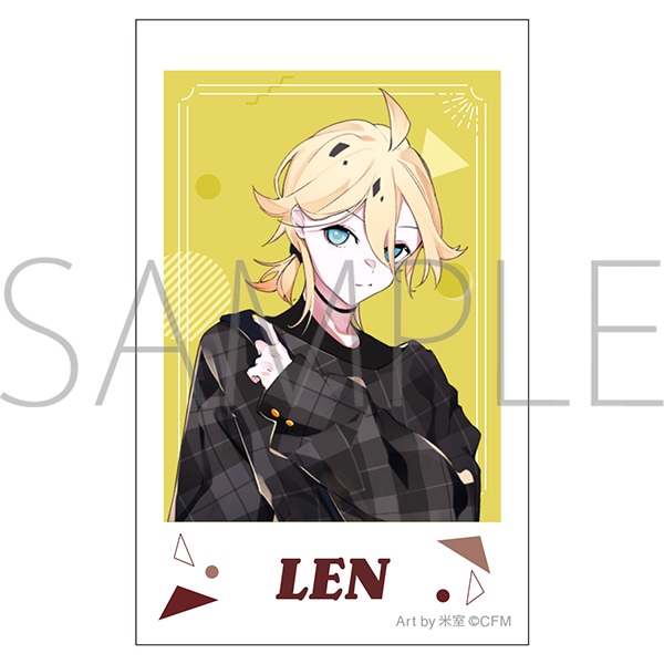 初音ミクシリーズ チェキプリント/鏡音レン 私服 Art by 米室