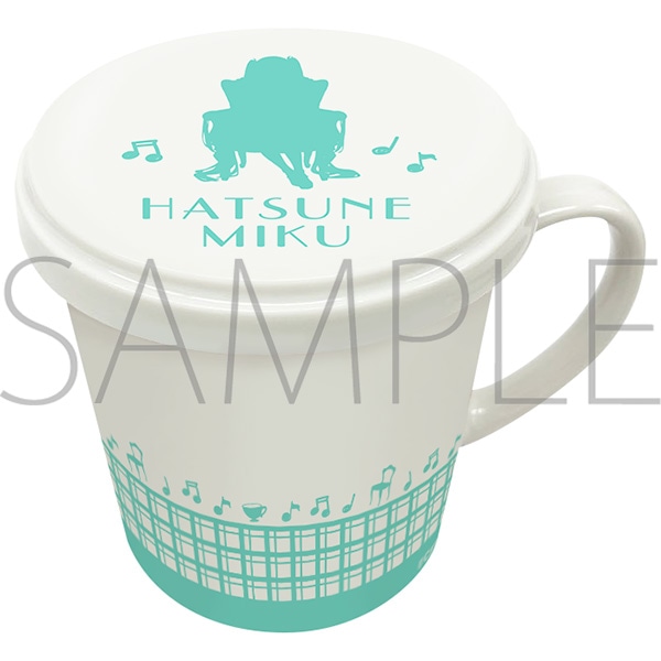 初音ミクシリーズ　ふた付きマグカップ／初音ミク