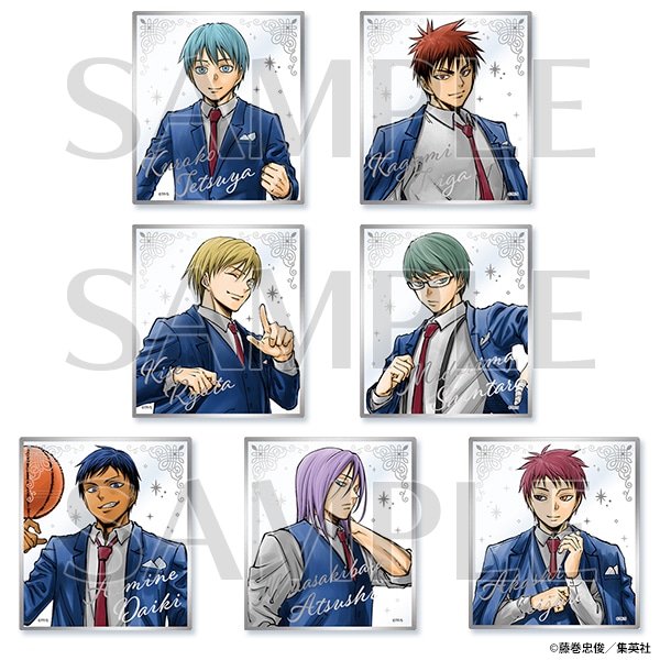 クリアミニ色紙コレクション(全7種) 黒子のバスケ原画展 事後通販