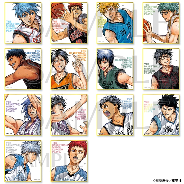 ミニ色紙コレクション(全14種) 黒子のバスケ原画展 事後通販