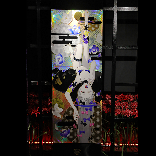 LAM 個展　千客万雷　掛け軸　三毒　瞋 LAM個展-千客万雷- 掛け軸／三毒「癡」: 会場受注｜ムービック