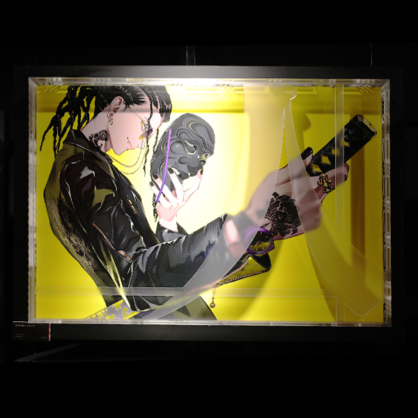大阪会場】LAM個展-千客万雷- 能面六道シリーズ／人: 会場受注