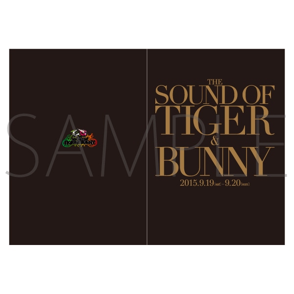 THE SOUND OF TIGER & BUNNY パンフレット