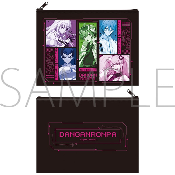 ダンガンロンパ 希望の学園と絶望の高校生　フラットポーチ／ダンガンロンパ