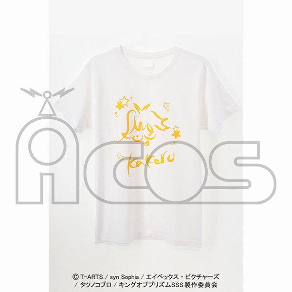 KING OF PRISM -Shiny Seven Stars-　クレヨン風アートTシャツ　十王院カケル