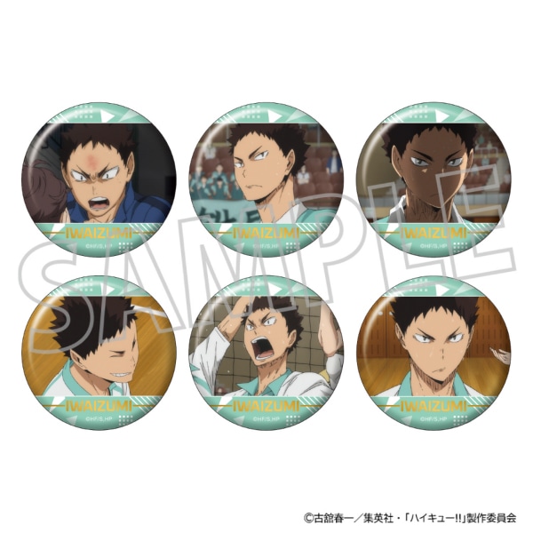 ハイキュー!! 岩泉まみれのキャラバッジコレクション