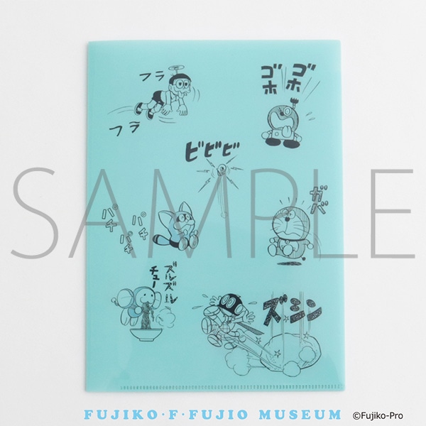 A5 Wポケットクリアファイル オノマトペ 藤子・F・不二雄ミュージアム