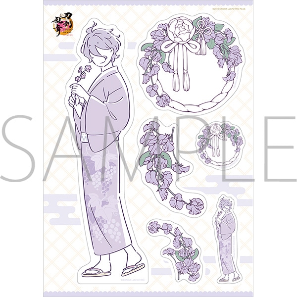 刀剣乱舞ONLINE ウォールステッカー/歌仙兼定【受注生産商品】