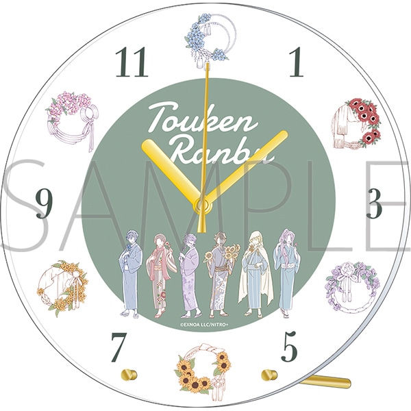 刀剣乱舞ONLINE アクリル時計【受注生産商品】