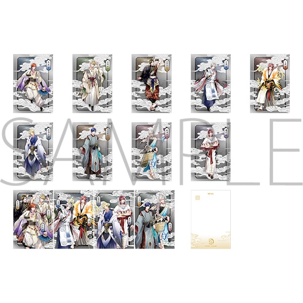 ALIVE メタルポストカードコレクション ALIVE 華月陰陽録 全13種 ランダム3枚入り