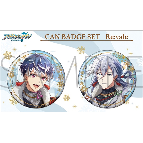 アイドリッシュセブン（原作版） 缶バッジセット WINTER FESTIVAL !!（Re:vale）: キャラグッズ｜ムービック（movic）