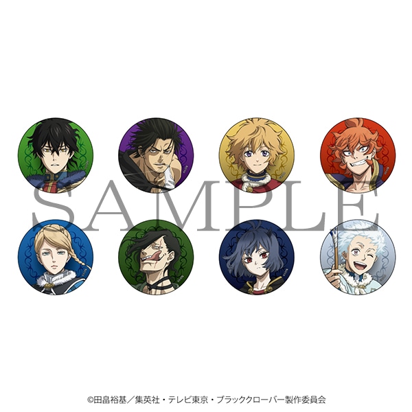 カンバッジ(ランダム) B ブラッククローバー展 事後通販
