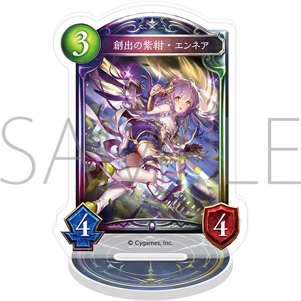 Shadowverse アクリルカードスタンド/創出の紫紺・エンネア【受注生産商品】
