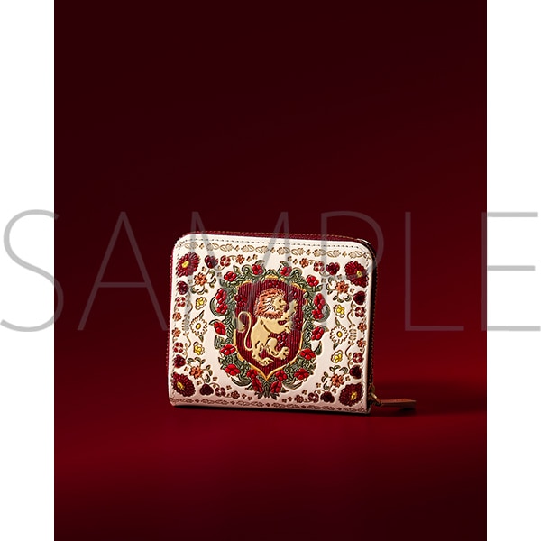 ハリーポッター 二つ折りファスナーミニ財布(Gryffindor)