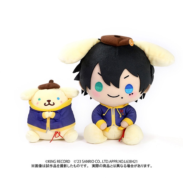 ヒプノシスマイク SANRIO NAKAYOKU EDIT ぬいぐるみセット 山田三郎×ポムポムプリン: キャラグッズ｜ムービック（movic）